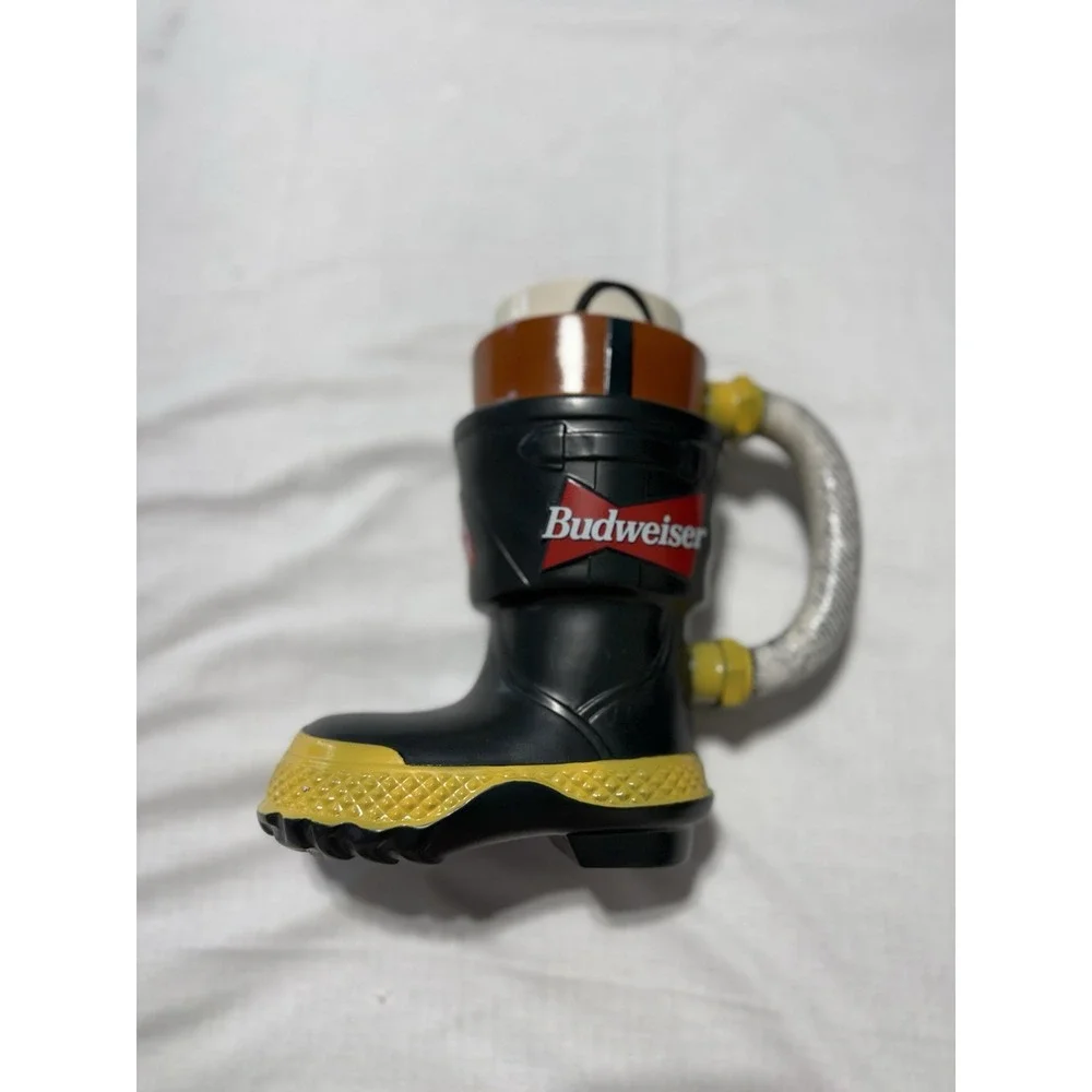 Budweiser Firefighters Boot Stein Fireman Series CS321-IAFF  Special Edition